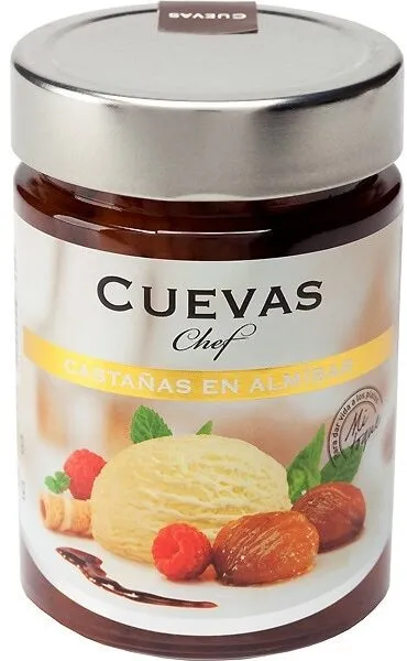 Castañas en almíbar ligero