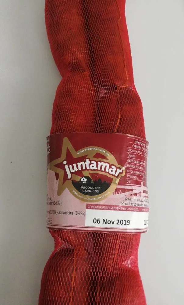Chorizo ahumado asturiano