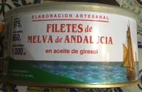 Filetes de melva de Andalucia