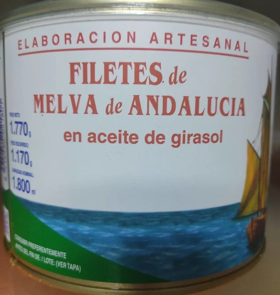 Filetes de melva Andalucia