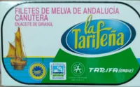 Filetes de melva de Andalucía canutera en aceite de girasol