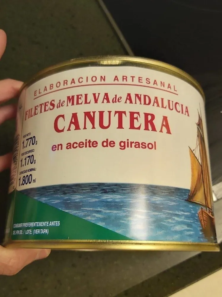 Filetes de malva de Andalucía canutera en aceite de girasol