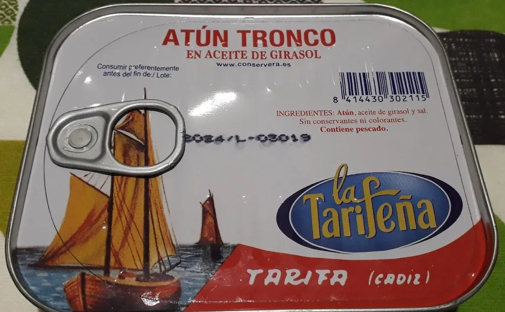 Atún tronco en aceite de girasol