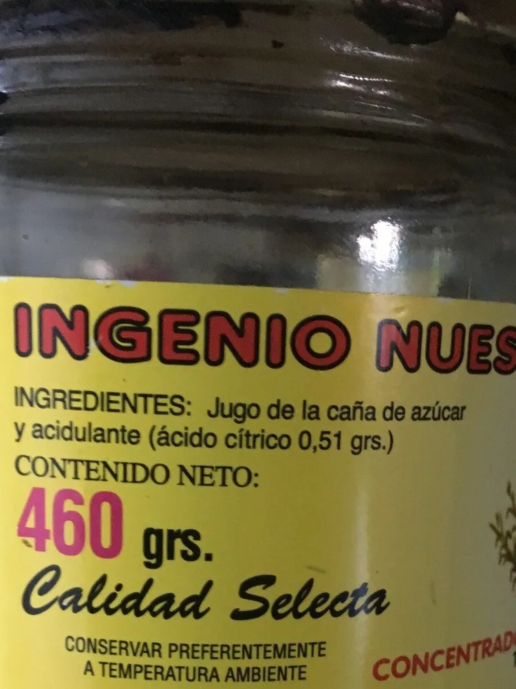Miel de caña tarro
