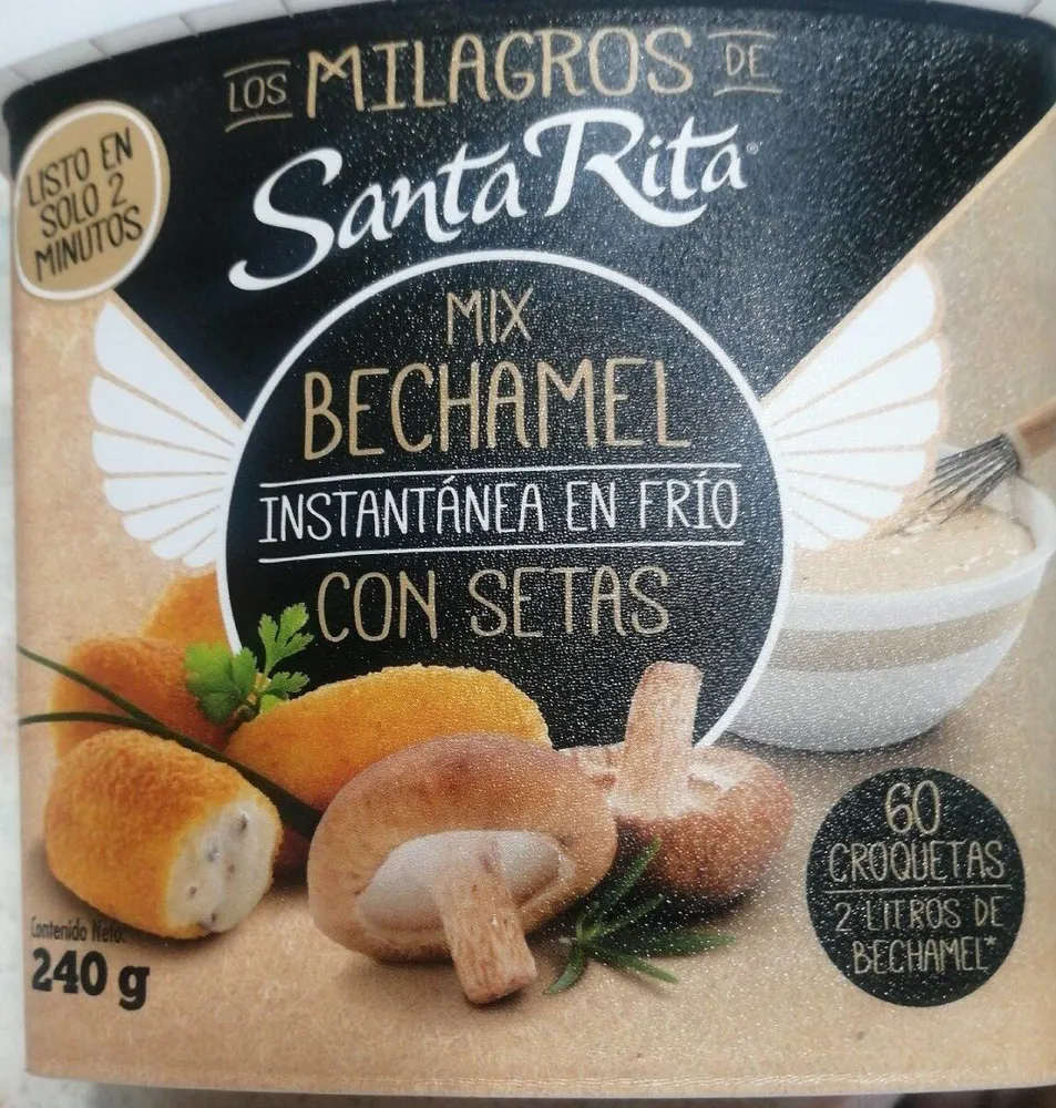 Mix bechamel con setas