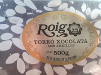 Torró xocolata amb ametlles