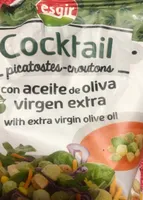 Coktail picatostes con aceite de oliva virgen extra