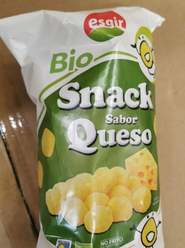 Snack sabor queso