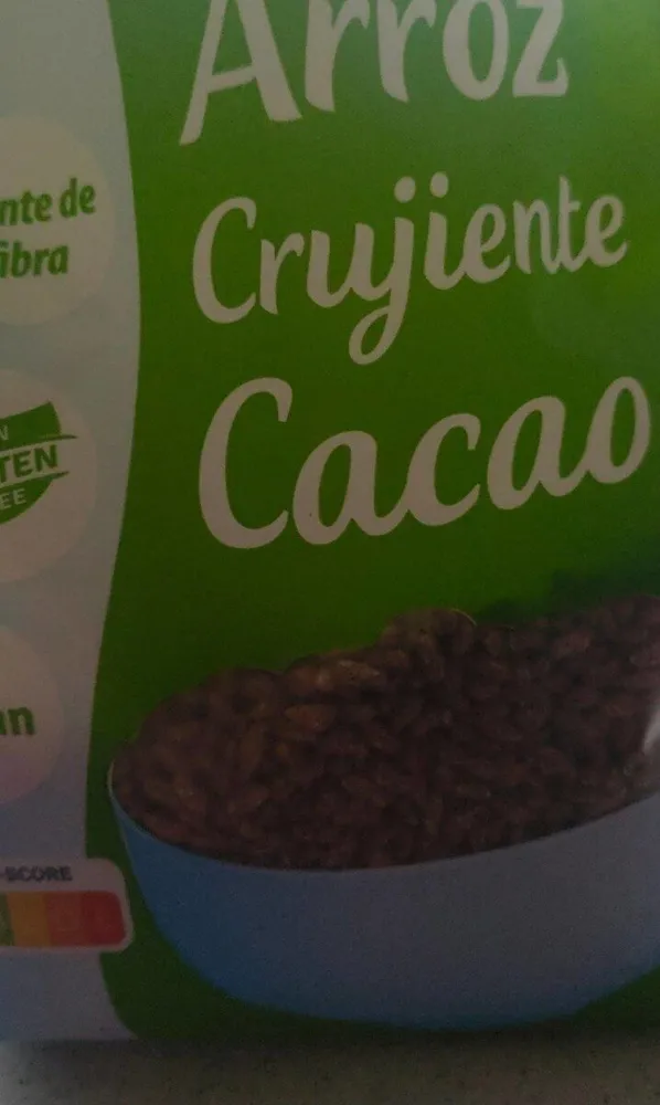 Arroz crujiente cacao