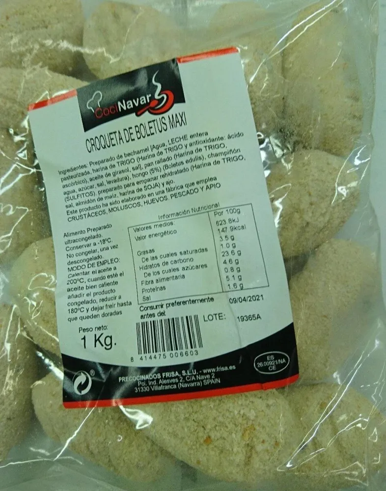 Croqueta boletus