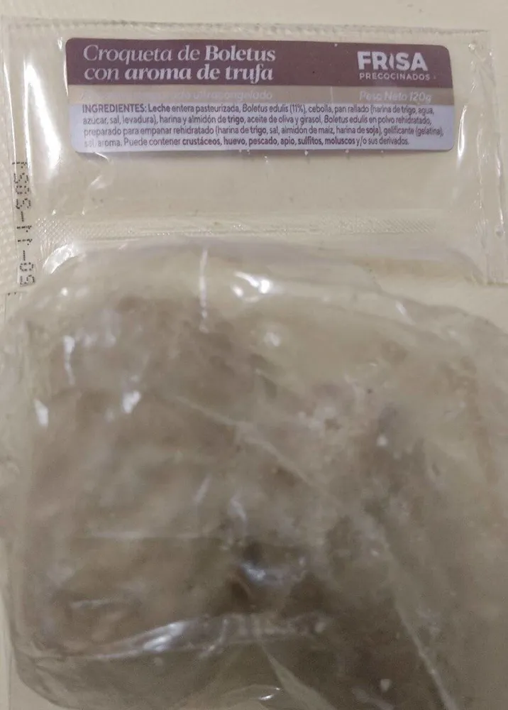 Croqueta de boletus con aroma de trufa