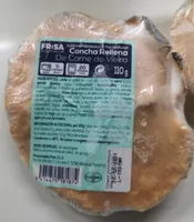 Concha rellena de carne de Vieira