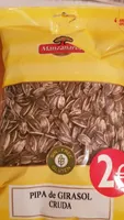Pipa de girasol cruda