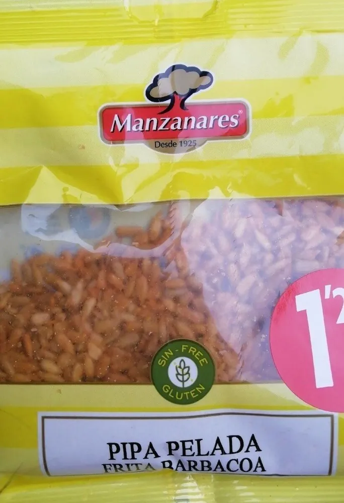 Pipa pelada frita barbacoa