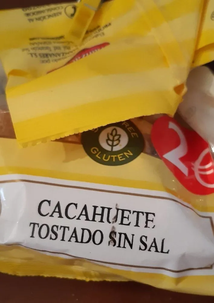 Cacahuate tostado sin sal