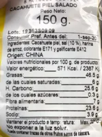 Cacahuete Piel Salado