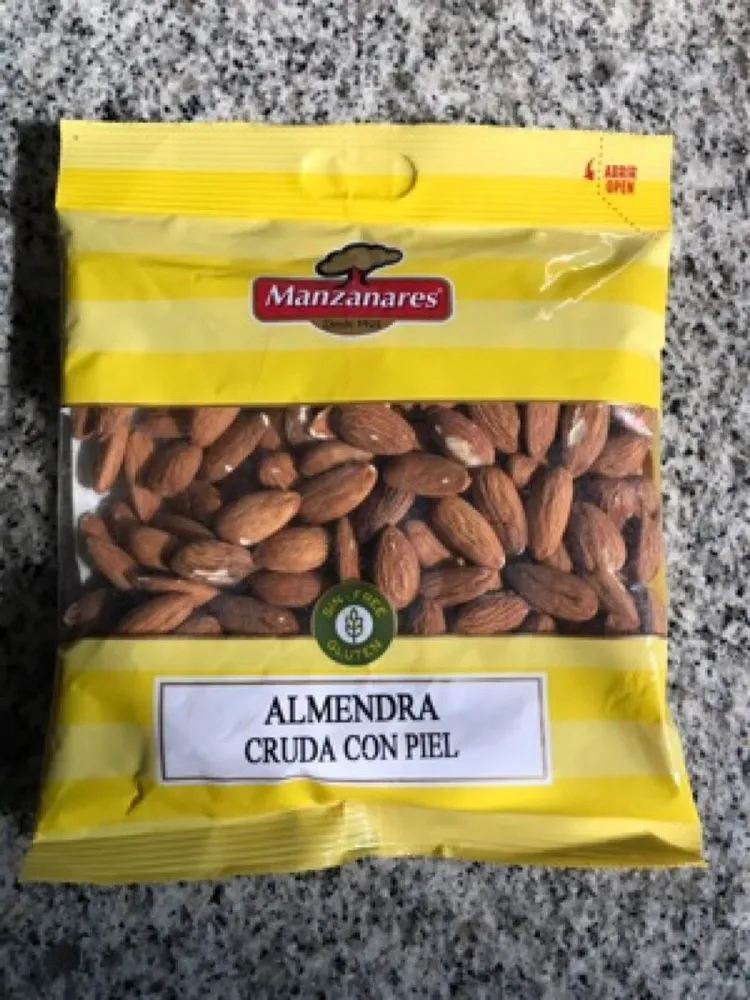 Manzanares Almendra Cruda Con Piel