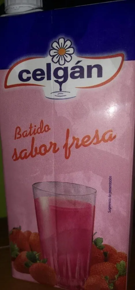 Batido sabor fresa