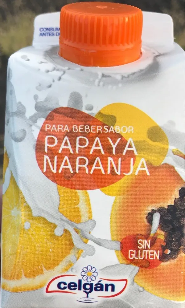 Yogur Liquido Papaya-naranja Celgan
