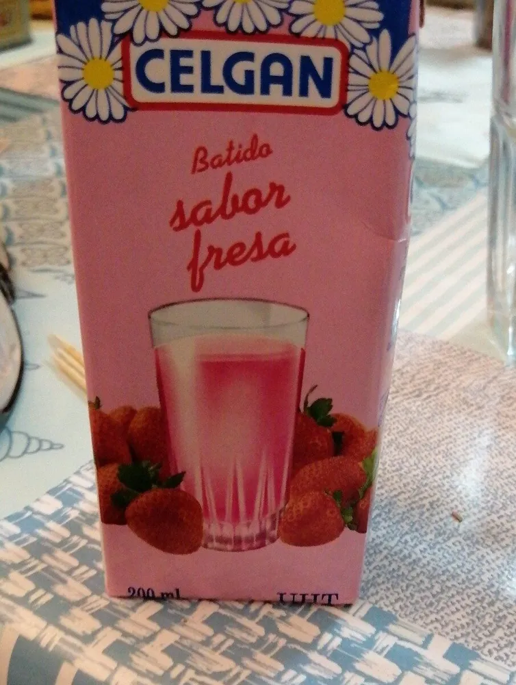 Batido de fresa