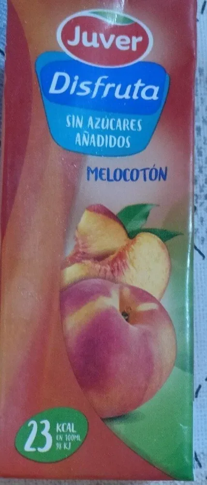 Zumo de melocotón