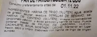 Pan hamburguesa