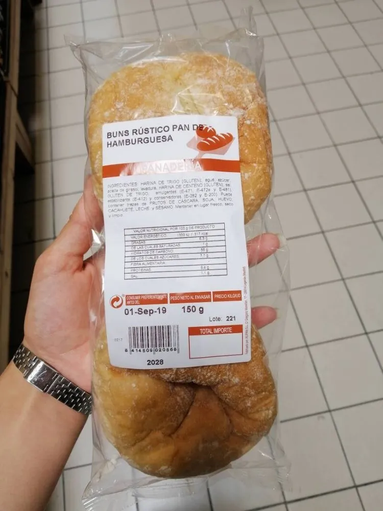 Pan hamburguesa Carrefour