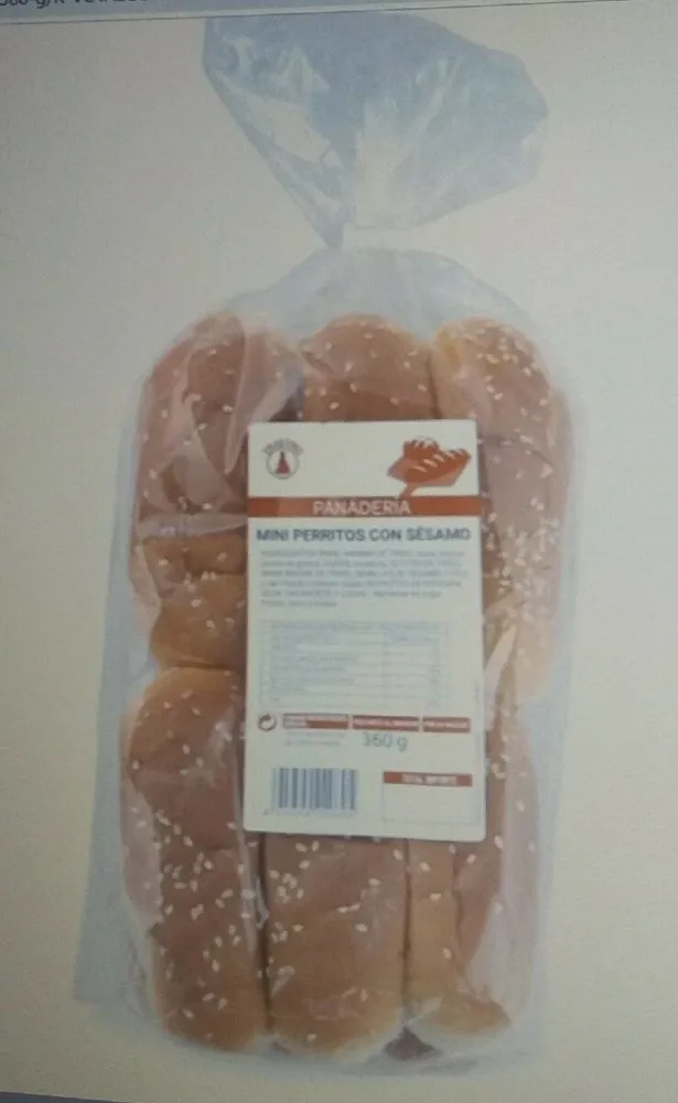 Pan de perrito mini con sésamo 360 g