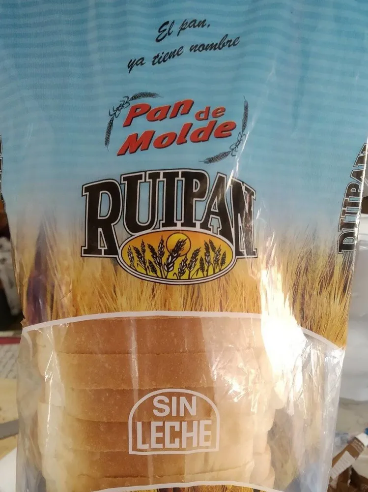 Pan de molde sin leche