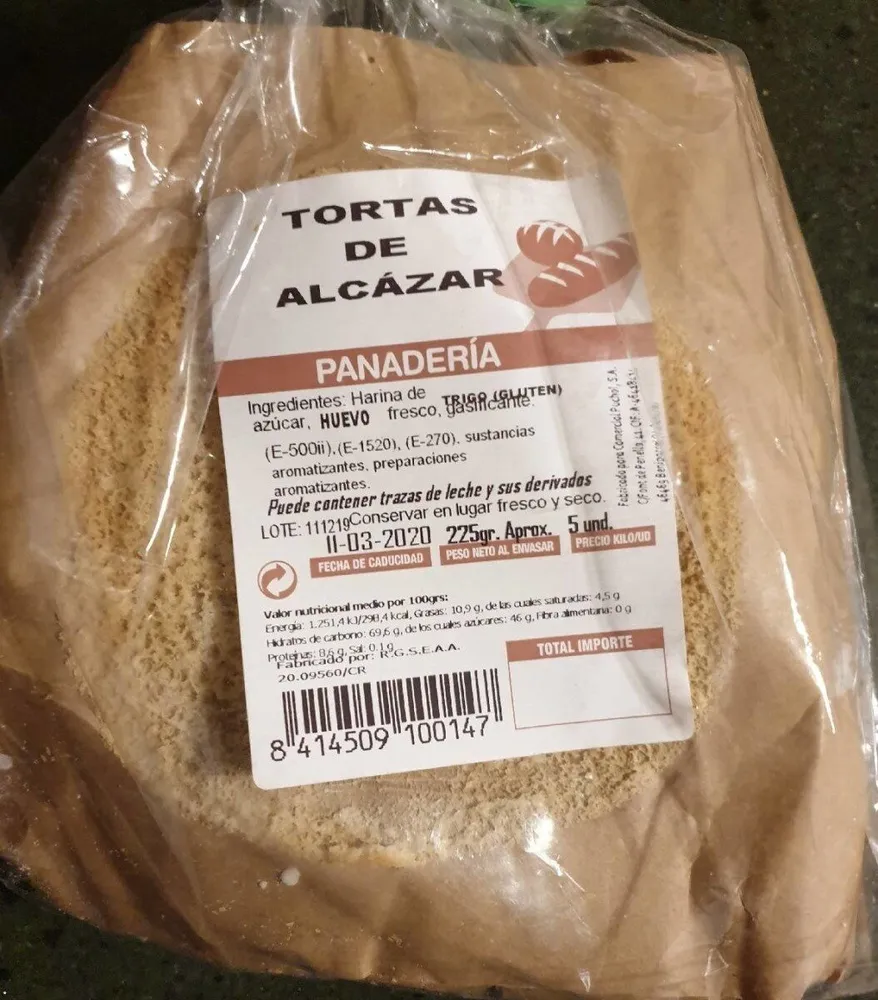 Tortas de Alcazar