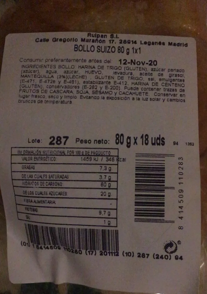 Bollo suizo