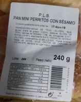 Pan mini perritos con sesamo