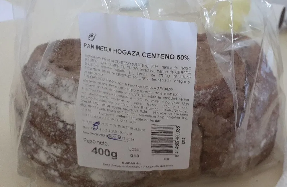 Pan de centeno