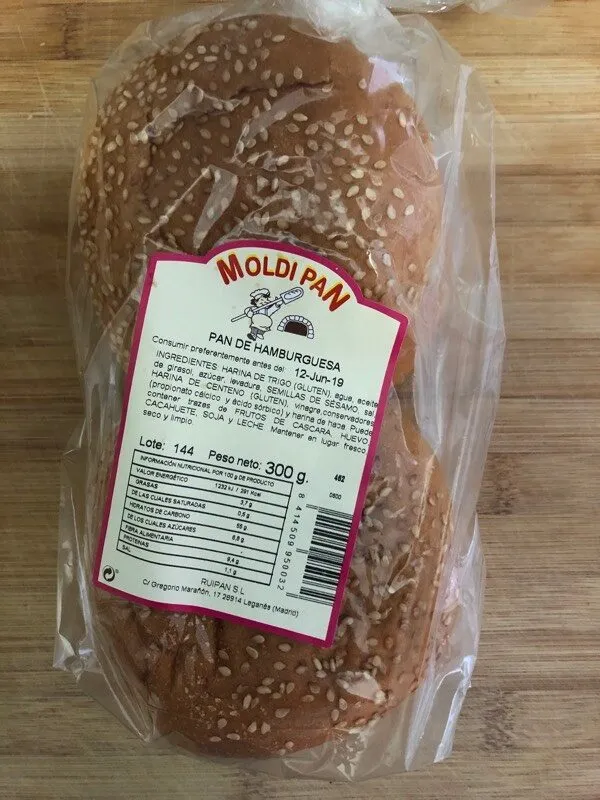 Pan de hamburguesa