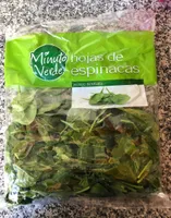 Hojas de espinacas