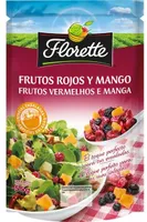 Frutos rojos y mango