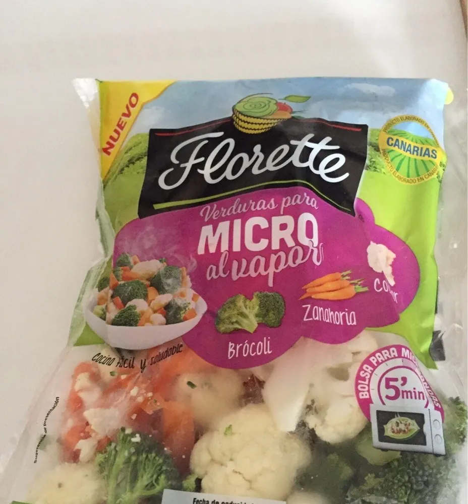 Verduras para micro al vapor