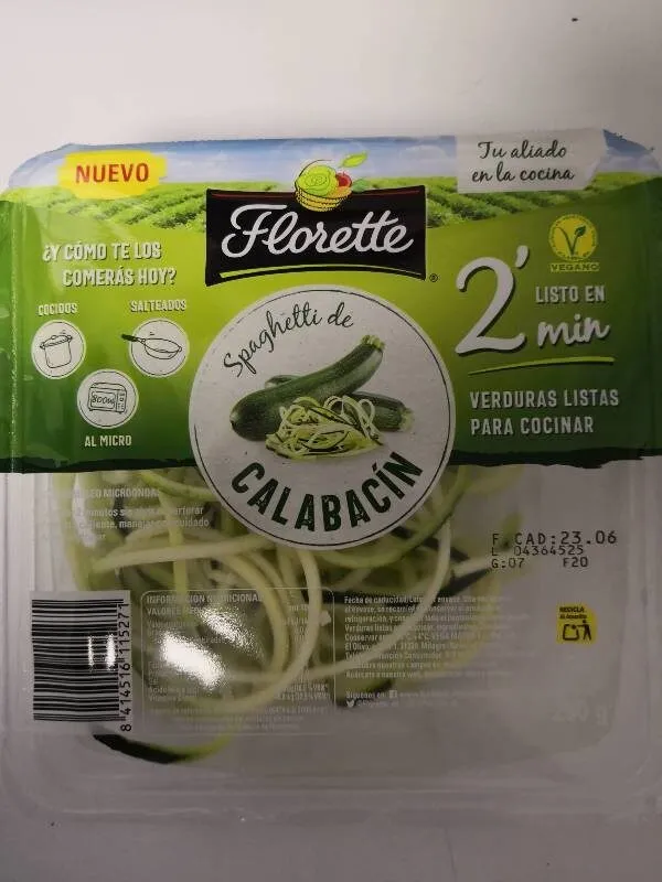 Espagueti de Calavacin florette