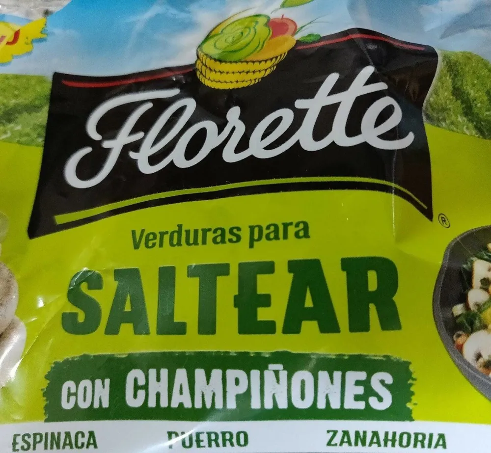 Verduras para saltear con champiñones