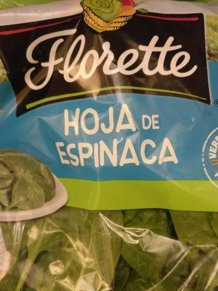 Hoja de espinaca