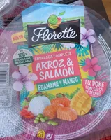 Ensalada arroz y salmón