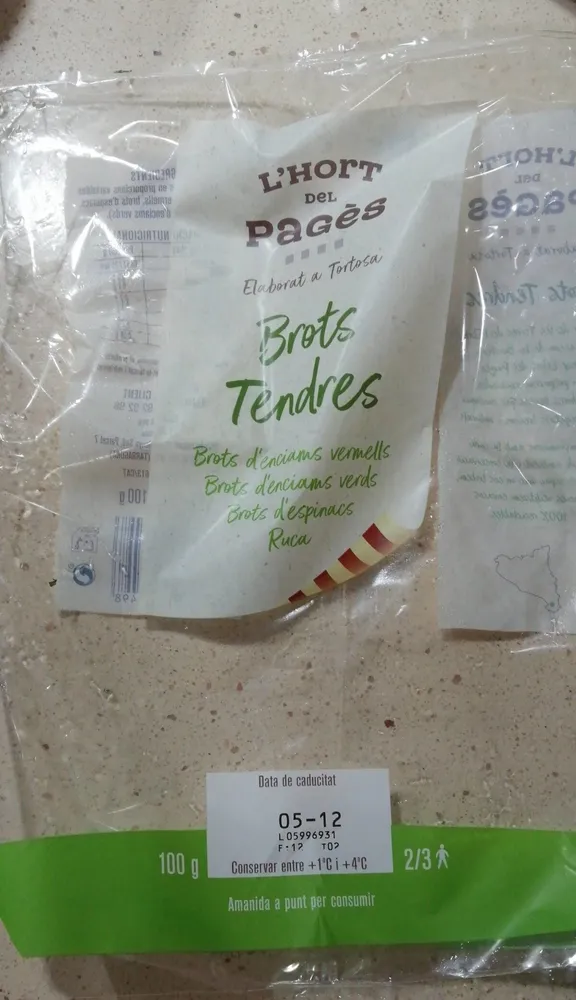 Brotes tiernos