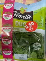 Espinaca y rúcula