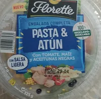 Ensalada completa pasta y atún