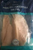 Filetes de merluza argentina sin piel
