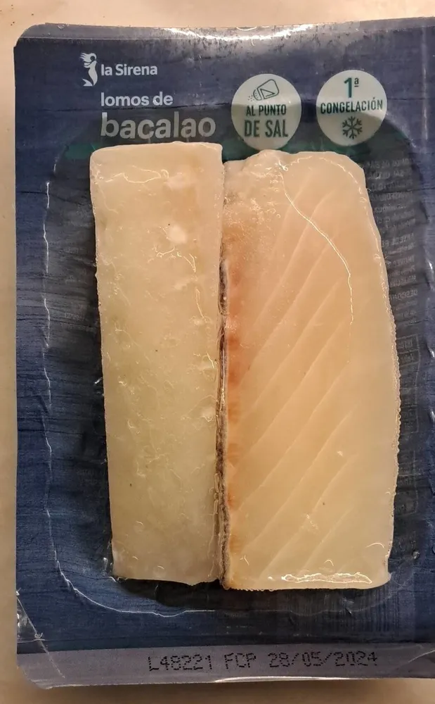 Lomos de bacalao