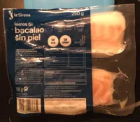 Lomos de Bacalao, sin Piel