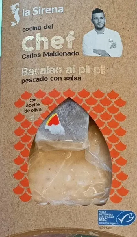 Bacalao al pil pil by chef Carlos Maldonado