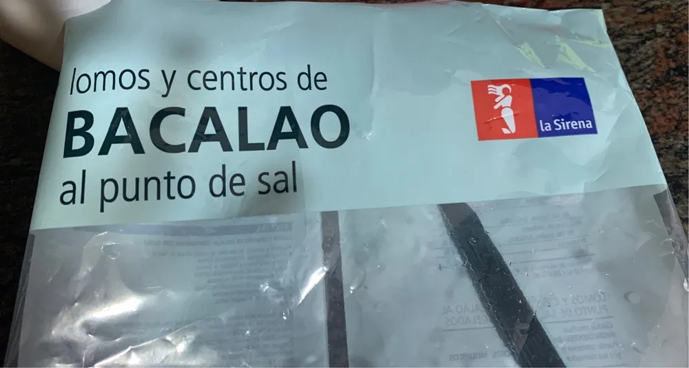 Lomos y centros de bacalao al punto de sal