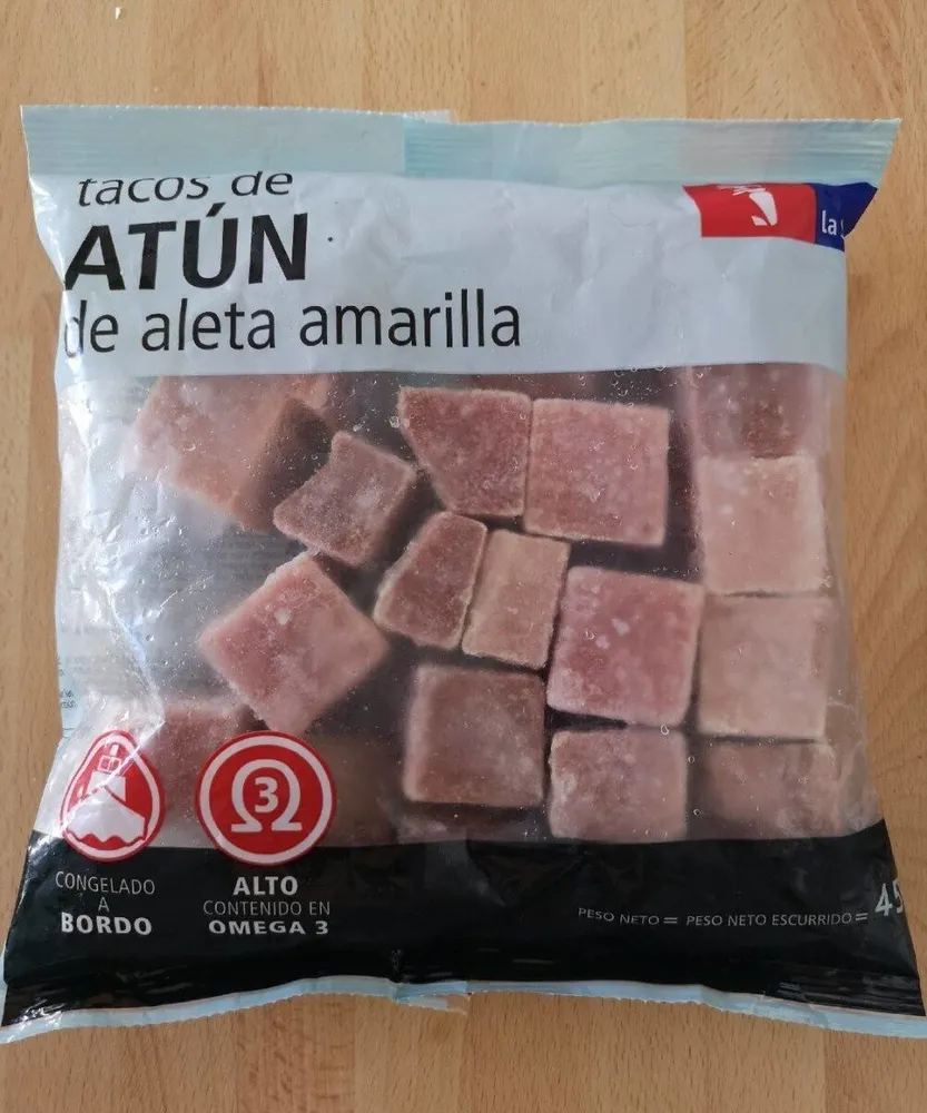Tacos de atún de aleta amarilla